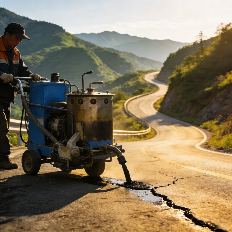 Road Crack Sealing Machine - Customized 100l Asphalt Joint Filling Machine
