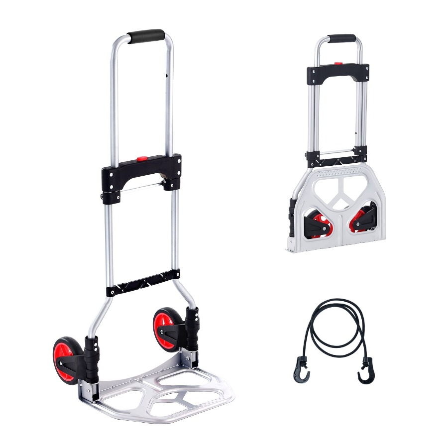 Heavy Equipment Supplies - Heavy-Duty Collapsible Hand Trolley - Supports