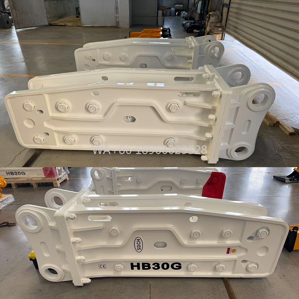 Concrete Breaker Demolition - 30T Excavator Breaker HB30G Hydraulic Hammer