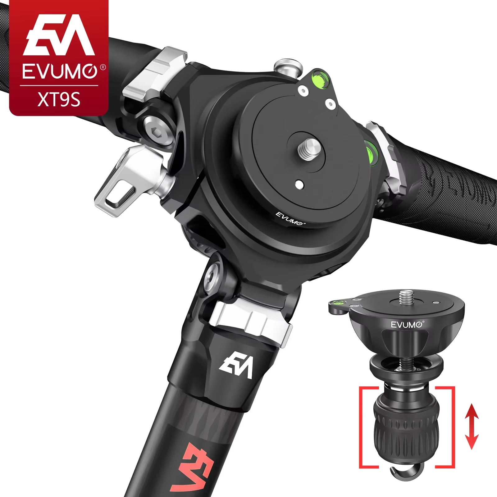 Heavy Equipment Video - 64.9'' Hunting Carbon Tripod for Camera