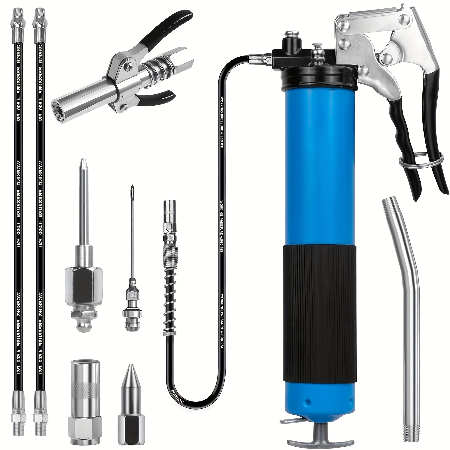 Grease Gun, 7000 PSI Heavy Dut - Grease For Heavy Equipment 评论和价格