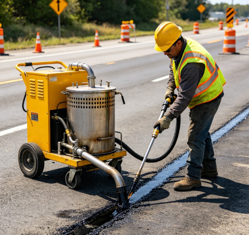 350L Towed Asphalt Crack Seali - Road Crack Sealing Machine 评论和价格