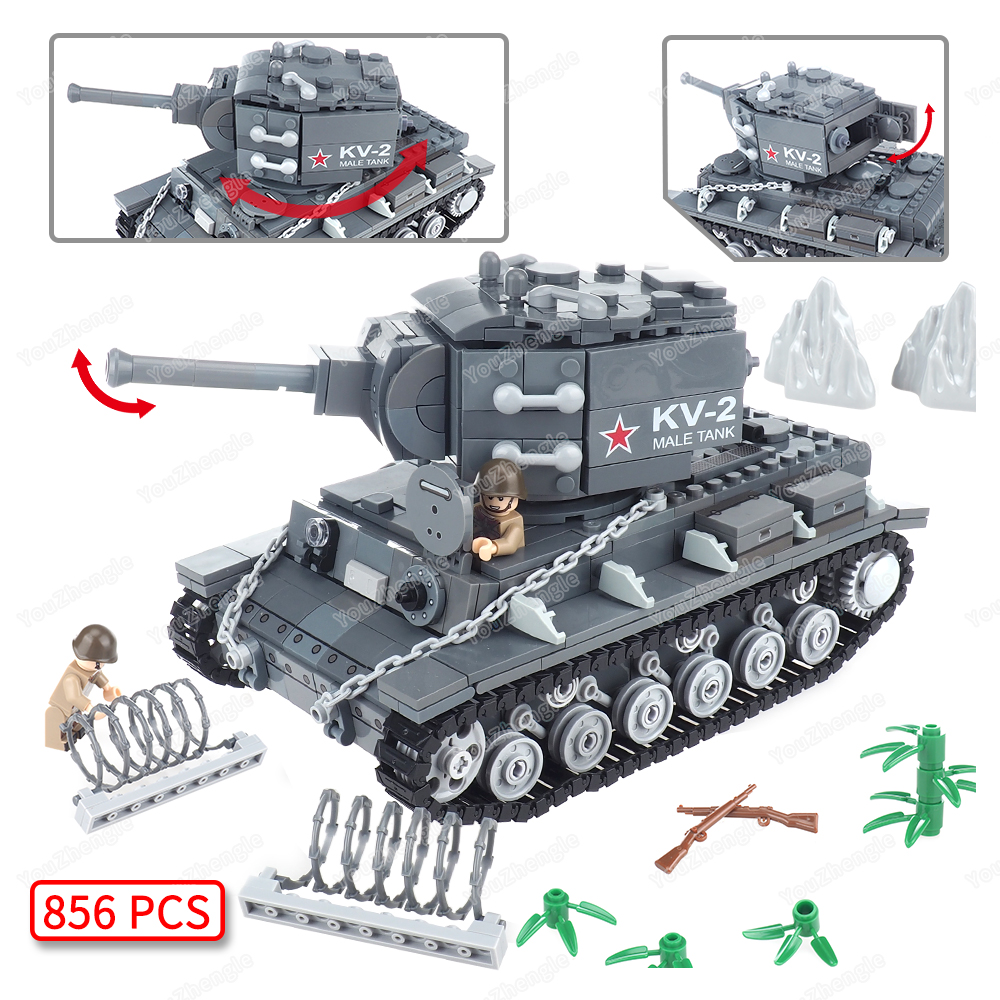 WW2 KV-2 Heavy tank Building B - Heavy Equipment Armor 评论和价格