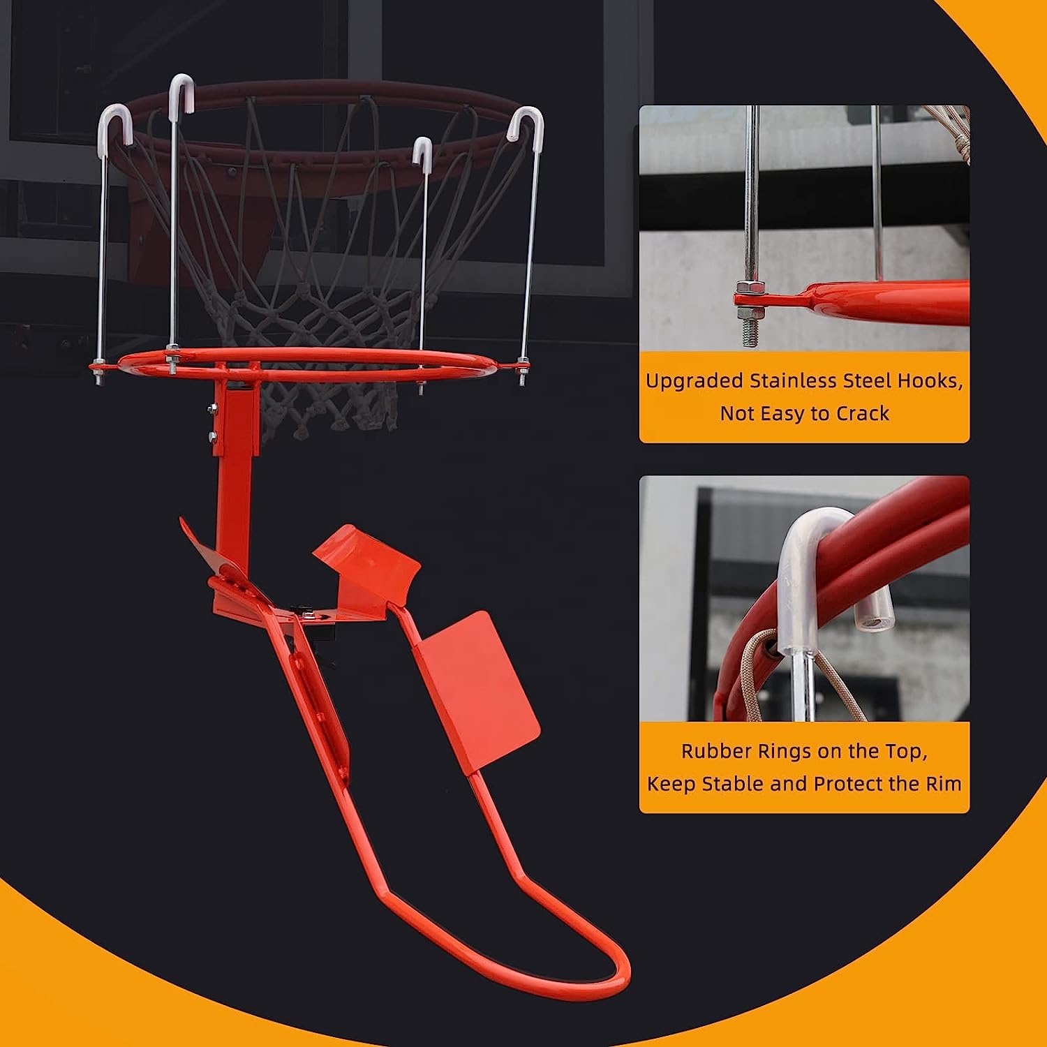 Heavy-Duty Steel Basketball Re - Heavy Equipment In 评论和价格