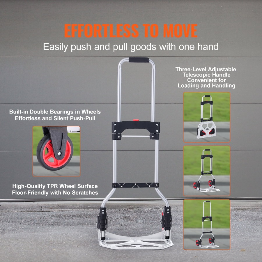 Heavy-Duty Collapsible Hand Tr - Heavy Equipment Supplies 评论和价格