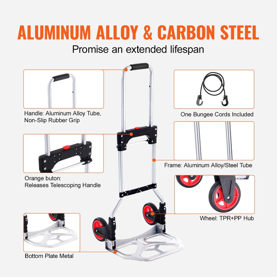 Heavy-Duty Collapsible Hand Tr - Heavy Equipment Supplies 评论和价格