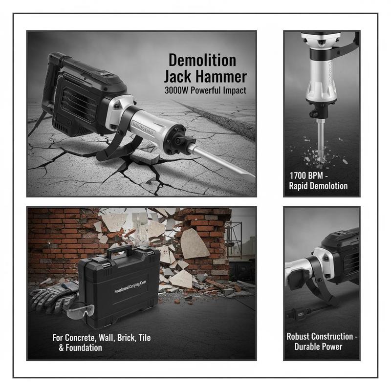 Concrete Breaker 3000W For Fou - Concrete Breaker Demolition 评论和价格