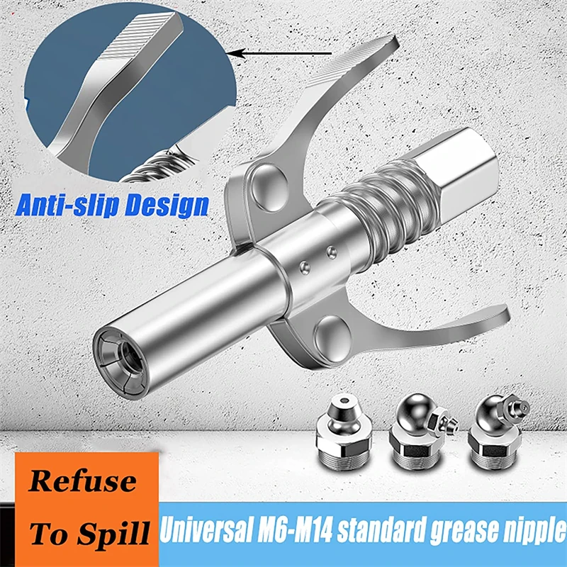 NPTI/8 10000PSI Grease Coupler - Grease For Heavy Equipment 评论和价格
