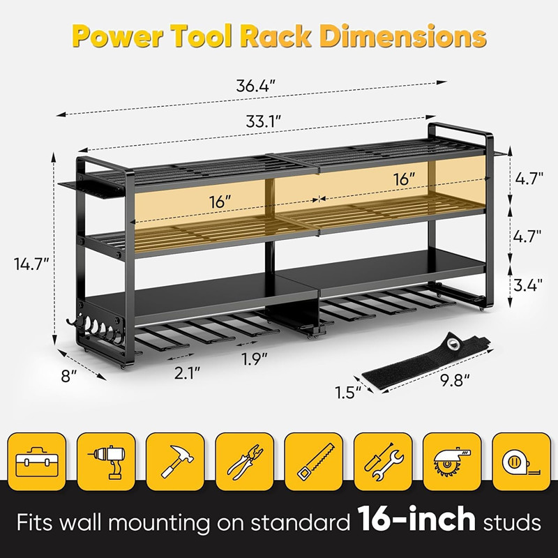 Large Power Tool Organizer Wal - Heavy Equipment Supplies 评论和价格