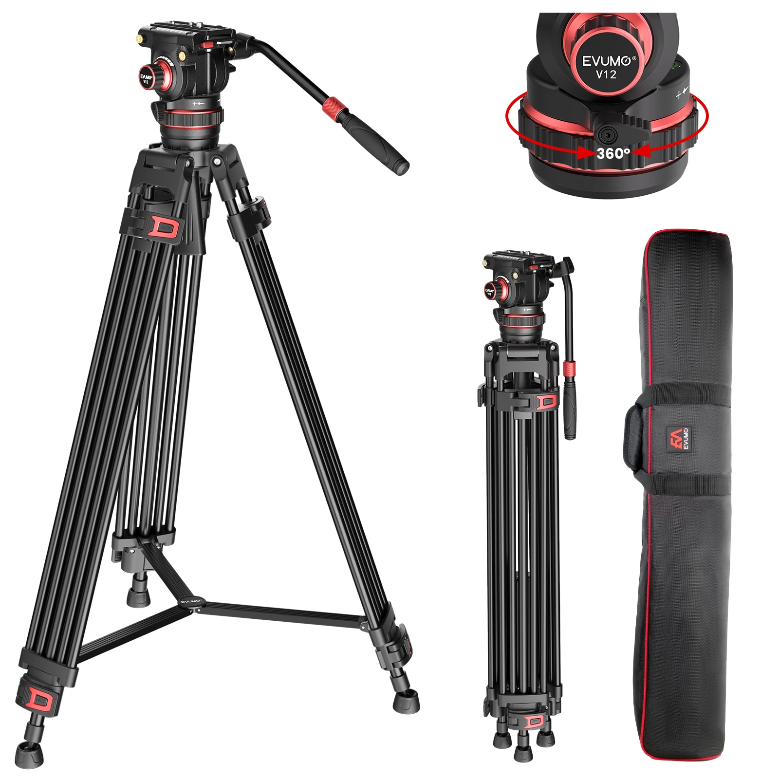 EVUMO DF6 Professional Video T - Heavy Equipment Video 评论和价格