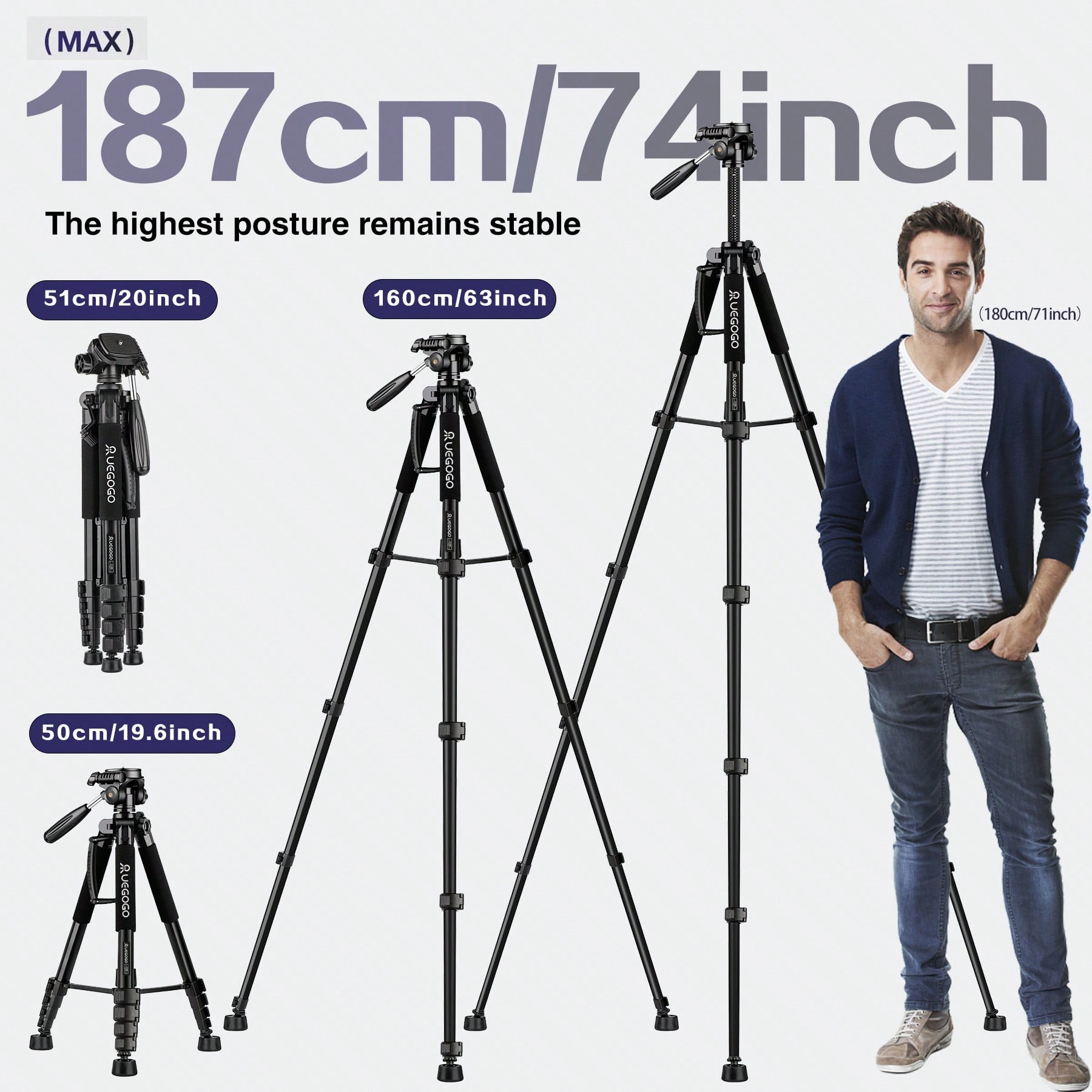 187cm Heavy Duty Aluminum Came - Heavy Equipment Video 评论和价格