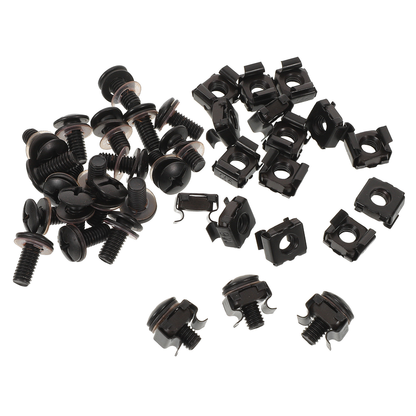 40Pcs Rack Mount Screws M6x14m - Heavy Equipment Mixer 评论和价格