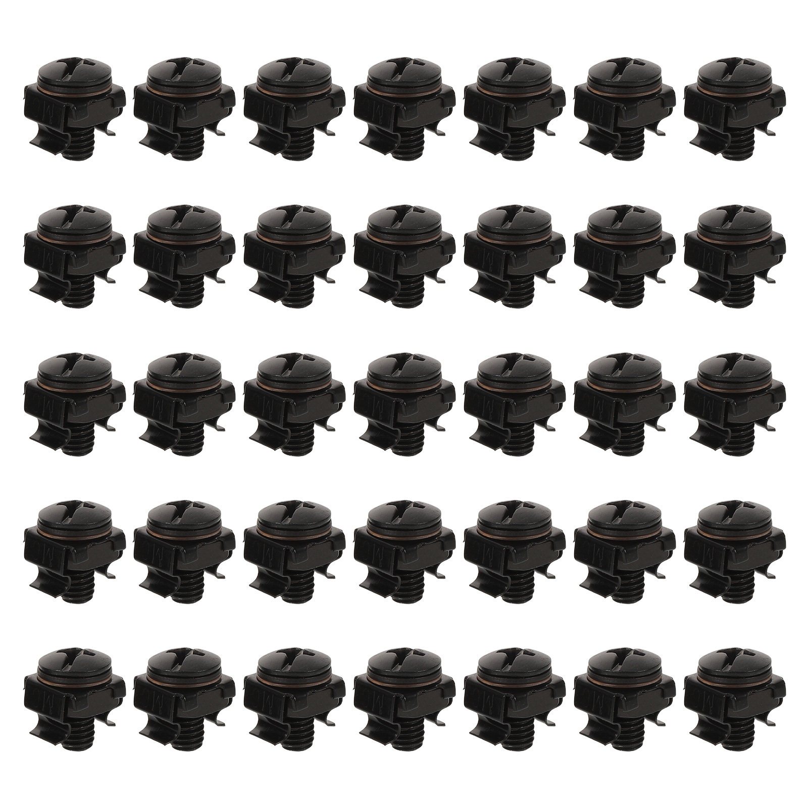 40Pcs Rack Mount Screws M6x14m - Heavy Equipment Mixer 评论和价格