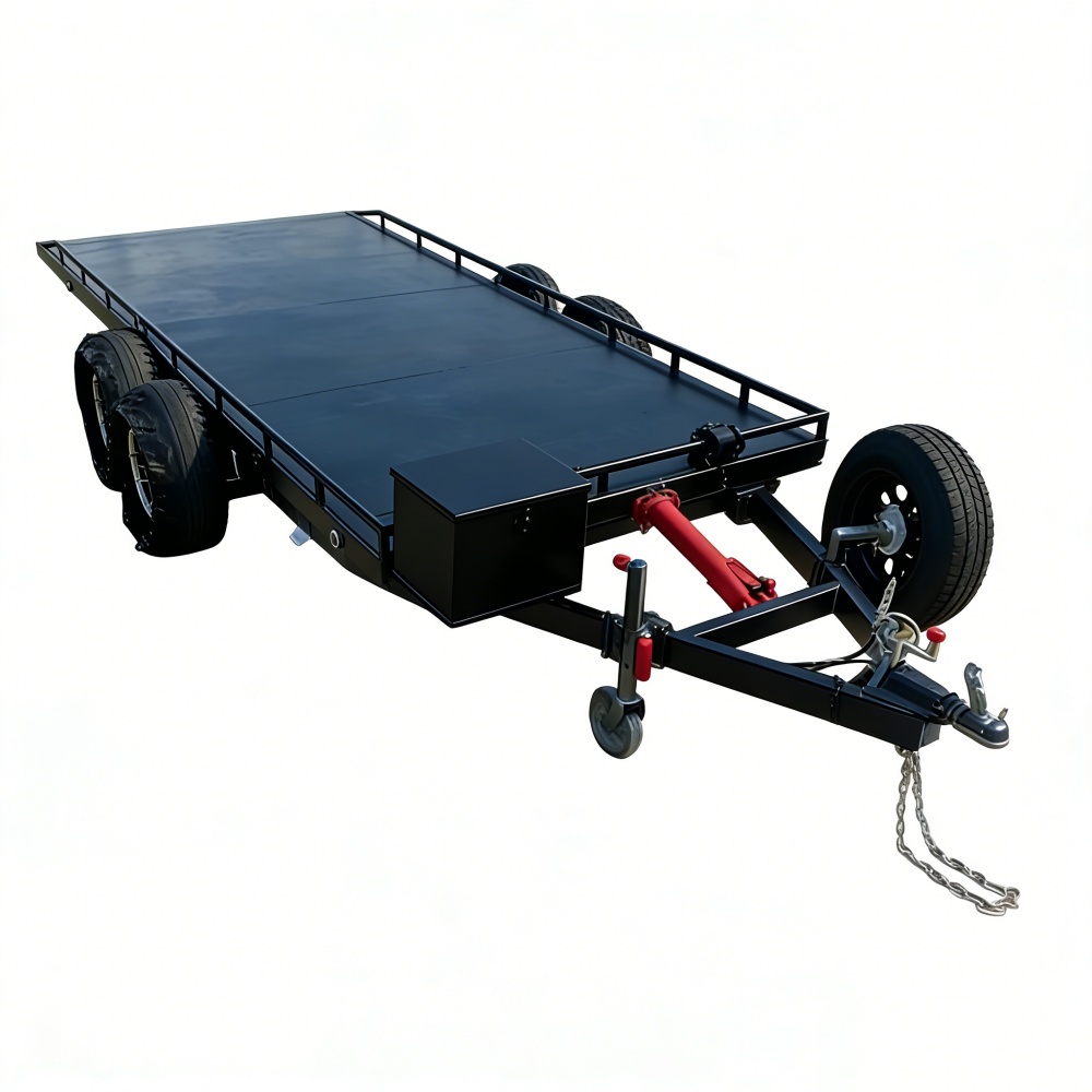 Heavy-Duty Double Axle Steel C - Heavy Equipment Hauler 评论和价格