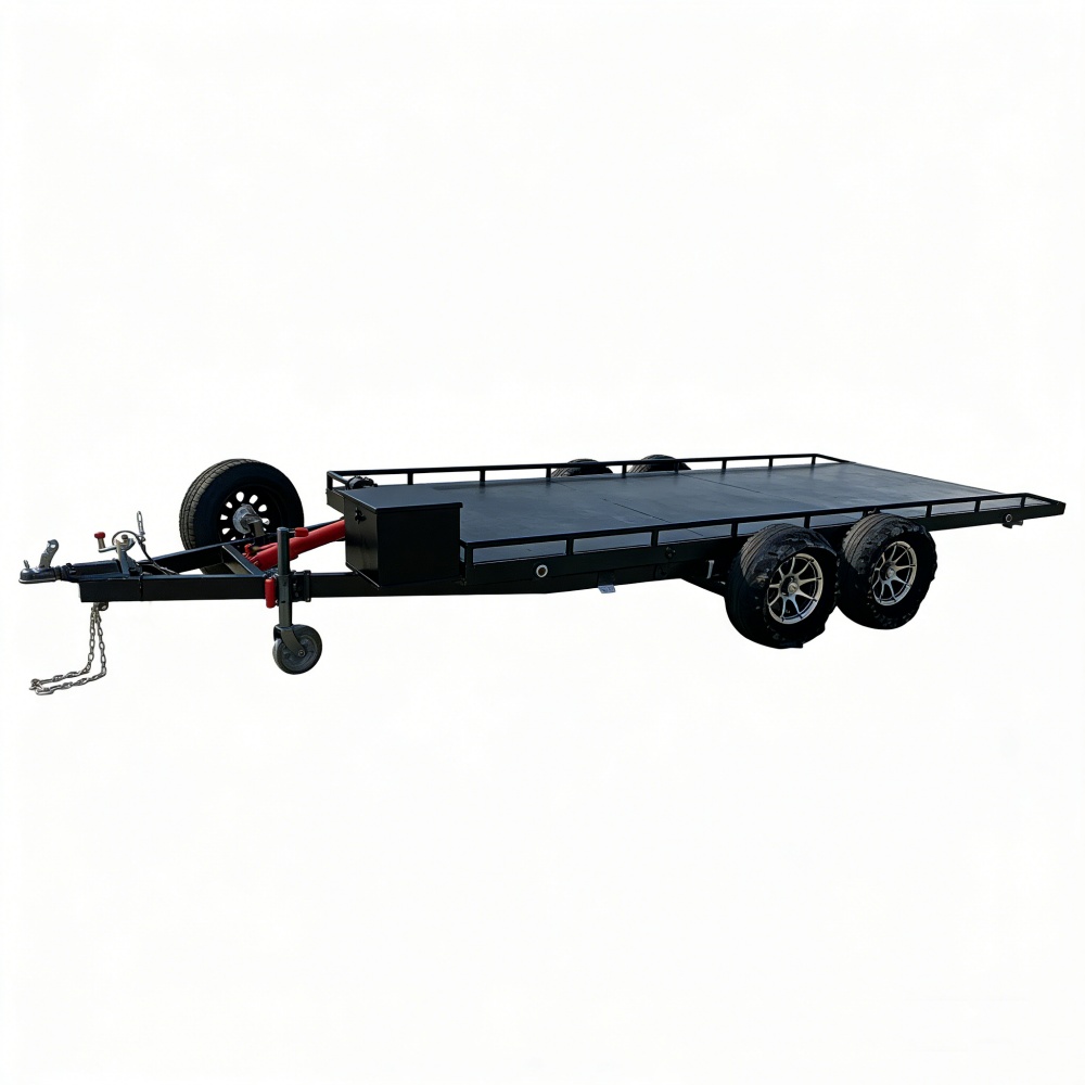 Heavy-Duty Double Axle Steel C - Heavy Equipment Hauler 评论和价格