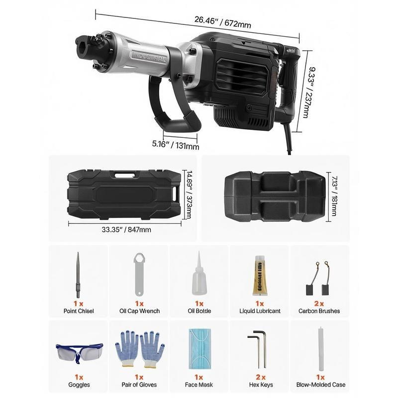 Concrete Breaker 3000W For Fou - Concrete Breaker Demolition 评论和价格