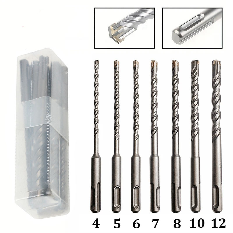 Drill Bit Set 7 Pieces, Concre - Concrete Breaker Demolition 评论和价格