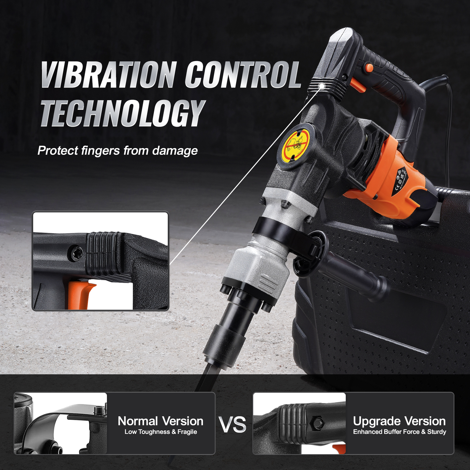 SucceBuy 1400W Demolition Jack - Concrete Breaker Demolition 评论和价格