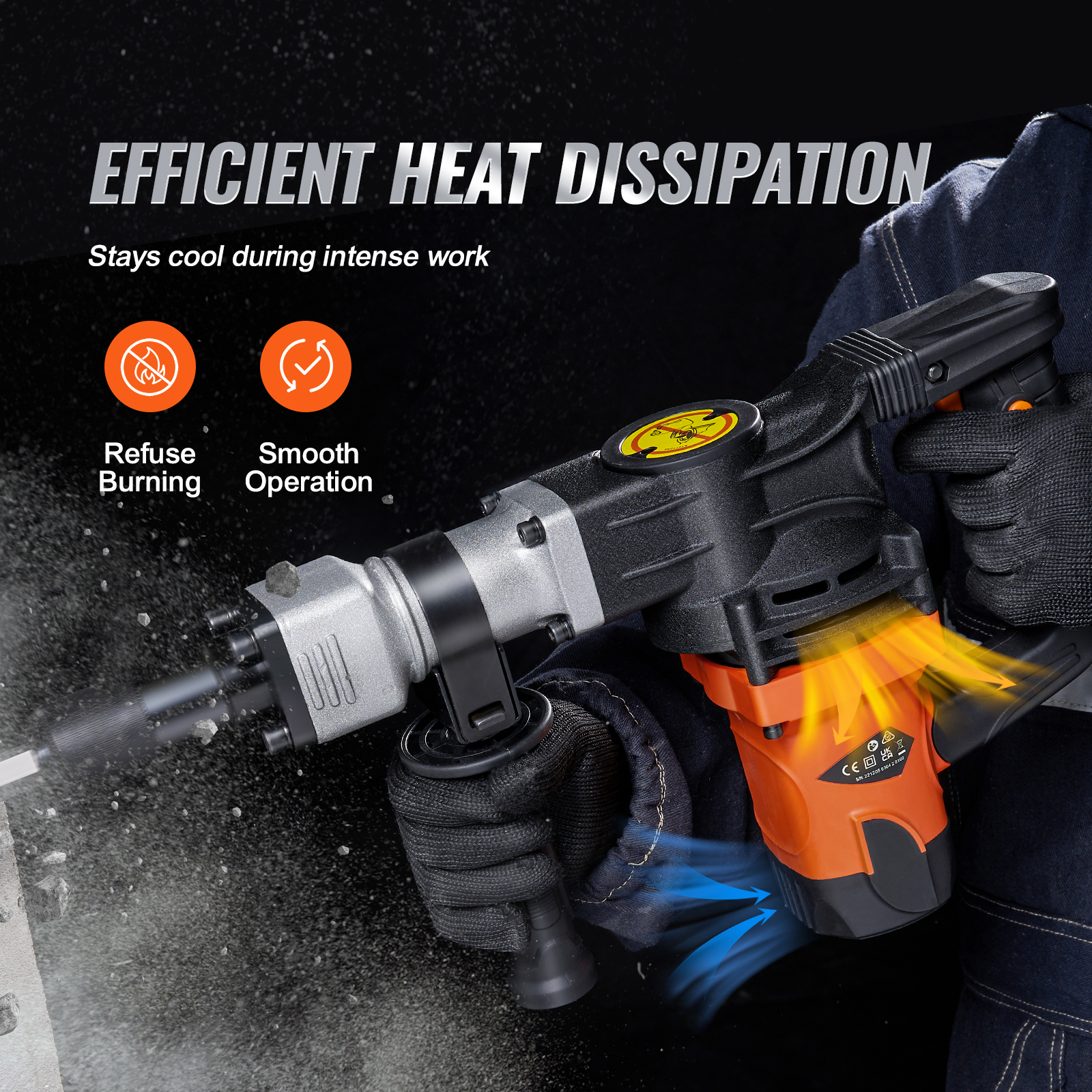 SucceBuy 1400W Demolition Jack - Concrete Breaker Demolition 评论和价格