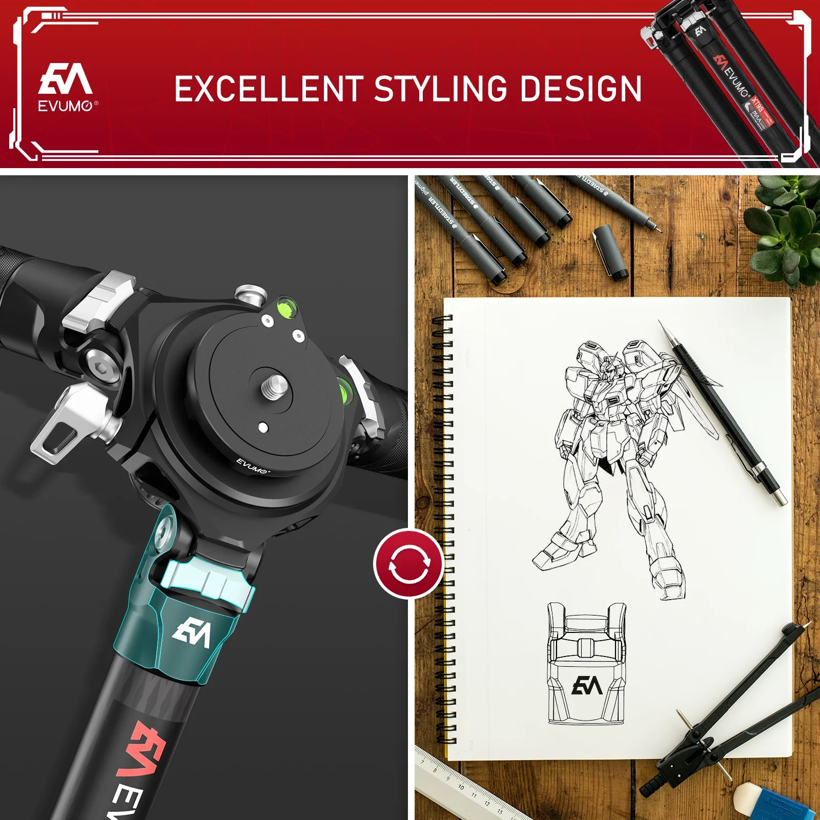 64.9'' Hunting Carbon Tripod f - Heavy Equipment Video 评论和价格